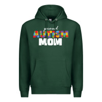 Sports Green LIL Autism Mom Premium Hoodie - CowhideDigitalArt
