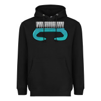 Black nail brush Heavyweight Hoodie - BarkalooDesign