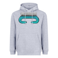 Heather Grey nail brush Heavyweight Hoodie - BarkalooDesign