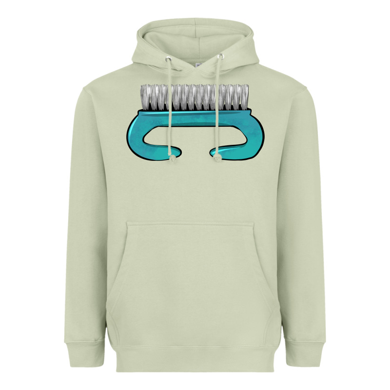 Nail Brush Heavyweight Hoodie by BarkalooDesign | Teevron