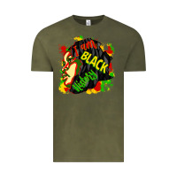 Vintage Olive i am black history Vintage Tee - CowGirlArtShop