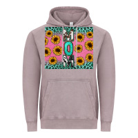 Vintage Zinc Mom sunflower glitter Vintage Hoodie - CowGirlArtShop