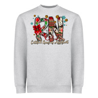 Heather Grey RN Licensed Practical Nurse Heavyweight Sweatshirt - CowhideDigitalArt