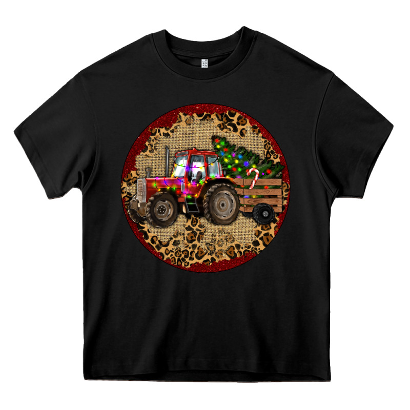 Christmas Tractor Heavy Core Tee by RanaPortraitStore | Teevron