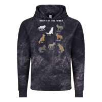 Cloud Black Wolves Of The World Educational Wolf Gift Vintage Hoodie - trangStudio