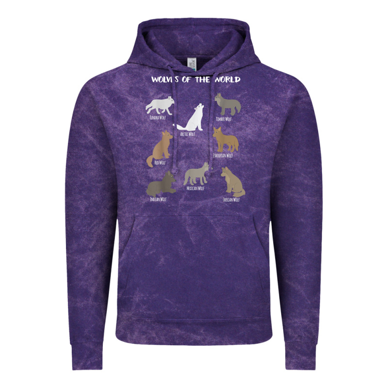 Wolves Of The World Educational Wolf Gift Vintage Hoodie by trangStudio | Teevron