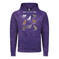 Cloud Purple Wolves Of The World Educational Wolf Gift Vintage Hoodie - trangStudio