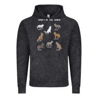 Vintage Black Wolves Of The World Educational Wolf Gift Vintage Hoodie - trangStudio