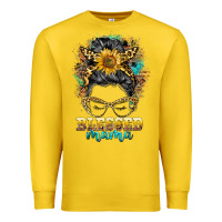 Lemon blessed mama messy bun Premium Sweatshirt - BarkalooDesign