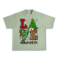 Oil Green love nurse life christmas Urban Heavy Tee - CowGirlArtShop