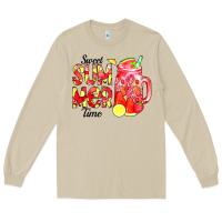 Mushroom sweet summer time waterolor Long Sleeve Tee - CowCowDesign