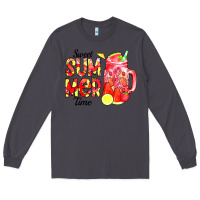 Smoke sweet summer time waterolor Long Sleeve Tee - CowCowDesign