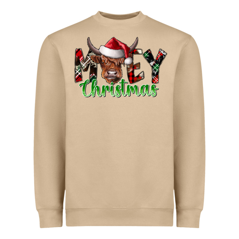Moey Christmas Heavyweight Sweatshirt by CowhideDigitalArt | Teevron
