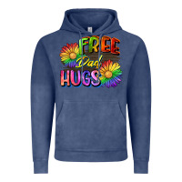 Vintage Denim Free dad hugs Vintage Hoodie - CowGirlArtShop