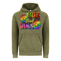 Vintage Olive Free dad hugs Vintage Hoodie - CowGirlArtShop