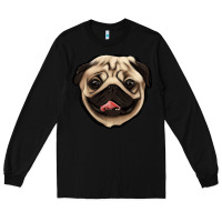 Black pug Long Sleeve Tee - Jasminsmagicworld
