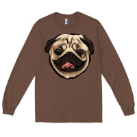 Chestnut pug Long Sleeve Tee - Jasminsmagicworld