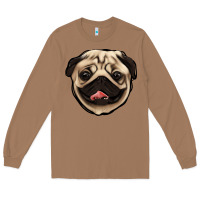Toasted Coconut pug Long Sleeve Tee - Jasminsmagicworld