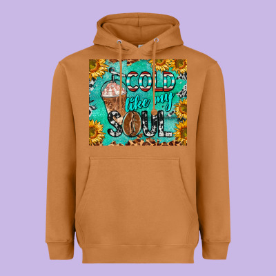 Cold Like My Soul Heavyweight Hoodie Designed By Barkaloodesign