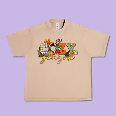 Cozy Season Urban Heavy Tee Designed By Cowgirlartshop
