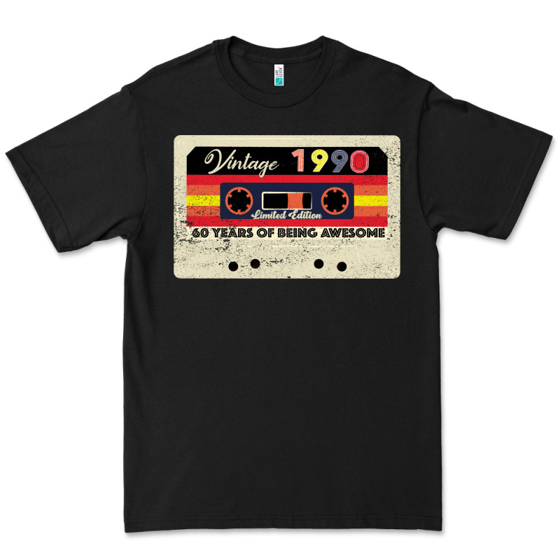 Vintage 1990 60th Birthday Cassette 30 Years Old 60 Years Premium Tee by Bettercallsaul | Teevron