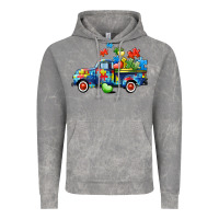 Cloud Rock Autism truck Vintage Hoodie - CowGirlArtShop