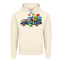 Vintage Artic Autism truck Vintage Hoodie - CowGirlArtShop