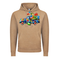 Vintage Coffee Autism truck Vintage Hoodie - CowGirlArtShop
