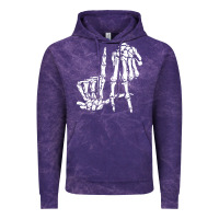 La Hand Sign Lazy Diy Halloween Costume Skeleton Los Angeles Pullover Vintage Hoodie | Teevron