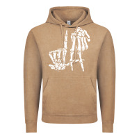 Vintage Coffee la hand sign lazy diy halloween costume skeleton los angeles pullover Vintage Hoodie - trangStudio