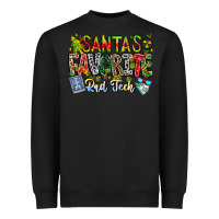 Black Santa's Favorite Rad Tech Heavyweight Sweatshirt - CowhideDigitalArt