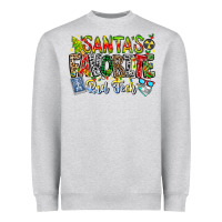 Heather Grey Santa's Favorite Rad Tech Heavyweight Sweatshirt - CowhideDigitalArt