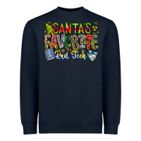 Navy Santa's Favorite Rad Tech Heavyweight Sweatshirt - CowhideDigitalArt