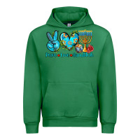Emerald peace love hanukkah Urban Hoodie - AdoDesignShop