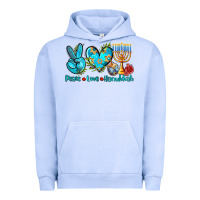 Pigment Grape Ice peace love hanukkah Urban Hoodie - AdoDesignShop