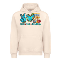 Sandshell peace love hanukkah Urban Hoodie - AdoDesignShop