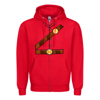 Red union soldier costume halloween civil war men women kids t shirt Zipper Hoodie - trangStudio