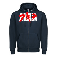 Navy Animal Akira Anime Manga Kurosawa Gift For Christmas Zipper Hoodie - trangStudio