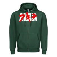 Sports Green Animal Akira Anime Manga Kurosawa Gift For Christmas Zipper Hoodie - trangStudio