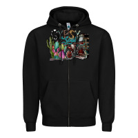 Black gypsy soul Zipper Hoodie - SublimationCraftShop