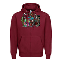 Burgundy gypsy soul Zipper Hoodie - SublimationCraftShop