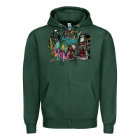 Sports Green gypsy soul Zipper Hoodie - SublimationCraftShop