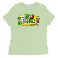Matcha teacher st. patricks day Ladies Tee - NancyCooperArtShop