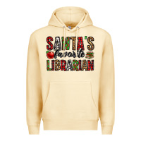 Pina Colada santa's favorite librarian Premium Hoodie - Jasminsmagicworld