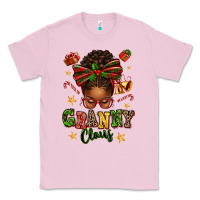 Bubblegum Pink granny claus afro messy bun Classic Tee - texasbilliewilder
