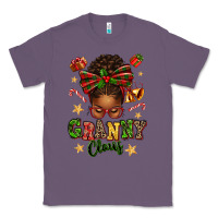 Lavender granny claus afro messy bun Classic Tee - texasbilliewilder
