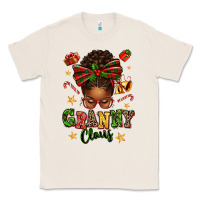 Natural granny claus afro messy bun Classic Tee - texasbilliewilder