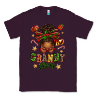 Plum granny claus afro messy bun Classic Tee - texasbilliewilder