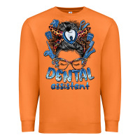 Carrot dental assistant messy bun Premium Sweatshirt - BarkalooDesign