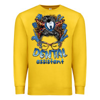Lemon dental assistant messy bun Premium Sweatshirt - BarkalooDesign